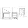 A.Caminetti Kamineinsatz Crystal 3D 50x70