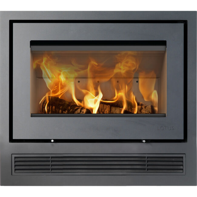 Lotus Kaminkassette H470 Air mit Venilator, Standardumrahmung