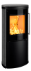 HWAM Kaminofen 4340 Grau - Tobacco Natursteinverkleidung