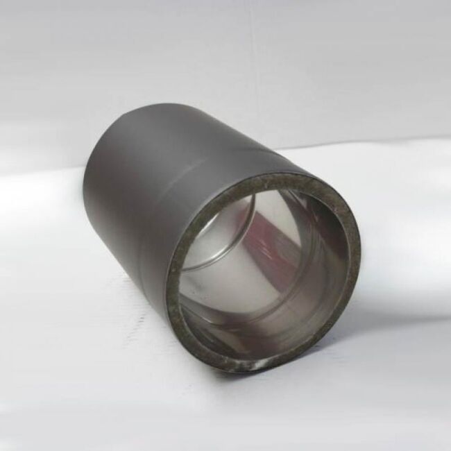Isoline Edelstahlrohr doppelwandig DN 150 mm Länge 150 mm, Senotherm gussgrau #288