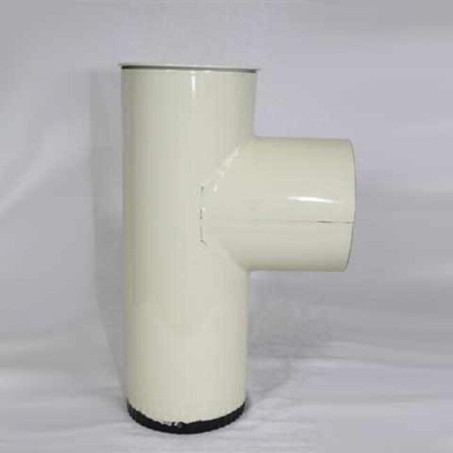 Kapselknie 300 mm DN 120 mm, Standard-Line beige emailliert