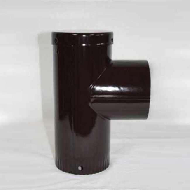 Kapselknie 300 mm DN 120 mm, Standard-Line braun emailliert