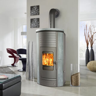 Pelletofen Koppe Gravity, Stromlos Korpus schwarz Limestone 46032S