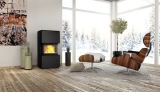 Pelletofen Koppe Pinto, Stahl schwarz 44020A