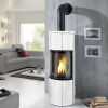 Kaminofen Koppe Nexus Midi 7 Korpus schwarz, weiß-glänzend