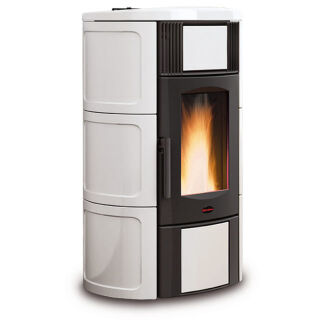 Pelletofen La Nordica wasserführend Iside Idro H15 Weiss 20204