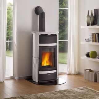 Kaminofen La Nordica Norma S wasserführend Idro D.S.A Bordeaux 290200
