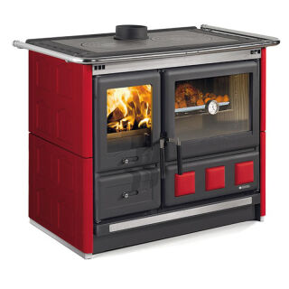 Küchenherd La Nordica Rosa XXL Majolika Bordeaux 230096