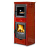 Kaminofen La Nordica Nicoletta Forno Bordeaux