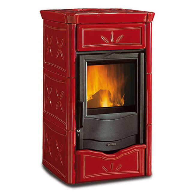 Kaminofen La Nordica Nicoletta Standard Bordeaux
