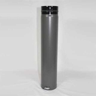 Pelletofen Fix-Rohr verstellbar 750 mm, gussgrau emailliert