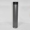 Pelletofen Fix-Rohr verstellbar 500 mm DN 80 mm, gussgrau emailliert