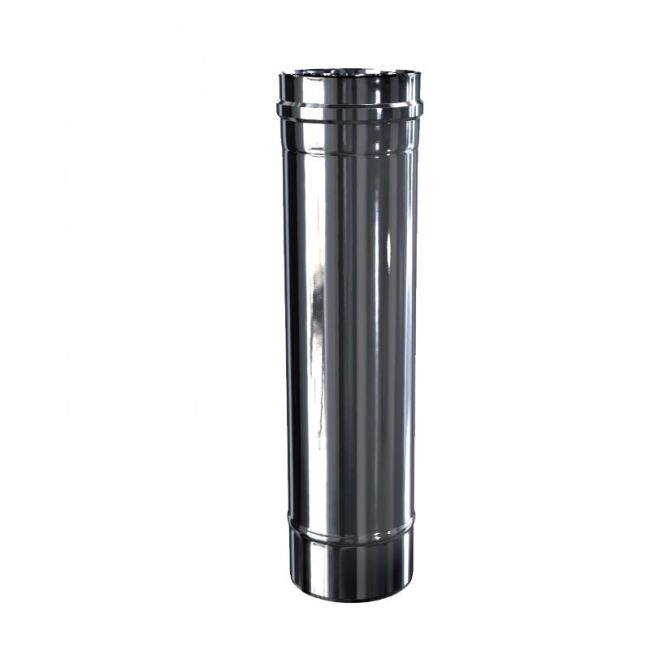 Luft Abgas System konzentrisch Längenelement 1000mm lackiert DN 60/100
