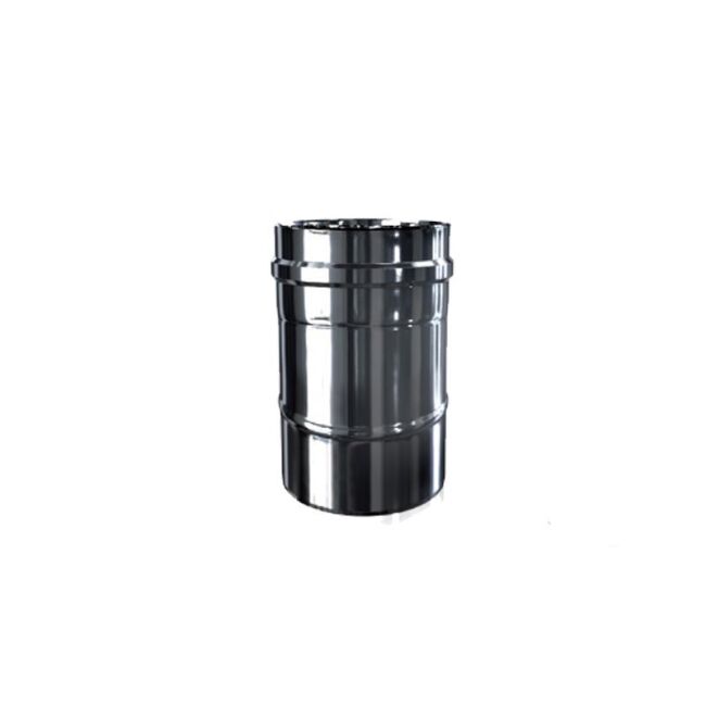 Luft Abgas System konzentrisch Längenelement 250mm lackiert DN 60/100