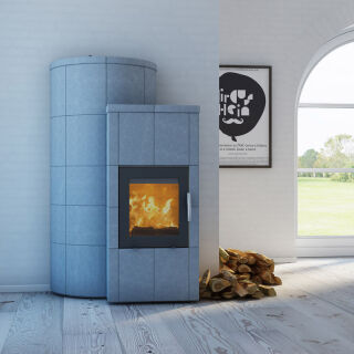 Kaminofen Lotus MQM mit Specksteinverkleidung MQM