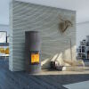 Kaminofen Lotus M2 mit Natursteinverkleidung inkl. PowerStone