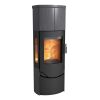 Kaminofen Lotus Prio 6, Stahl Schwarz mit Seitenglas