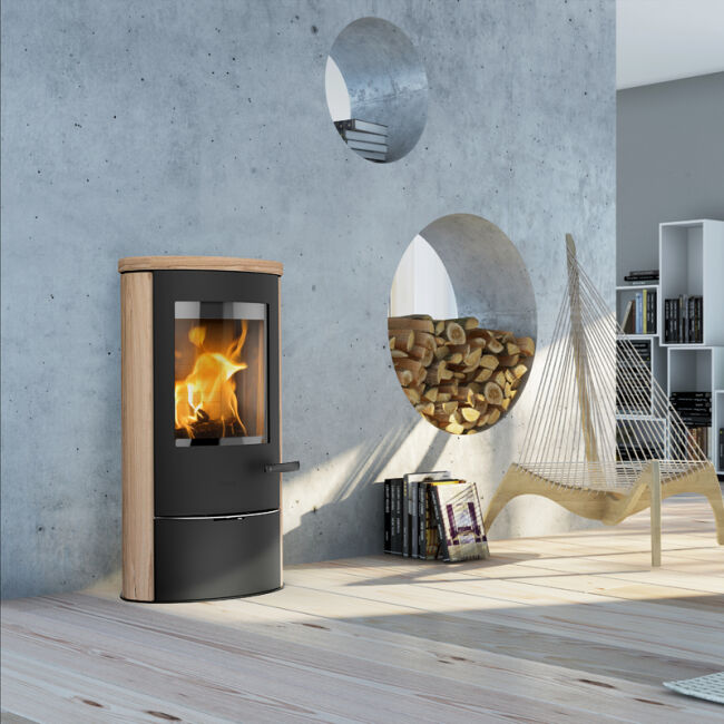 Kaminofen Lotus Liva 5, Stahlseiten