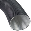 CB Aluflexrohr, farbig beschichtet, 60 cm / 150 cm Schwarz 60 mm
