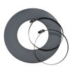 CB Rosetten Set beschichtet Grau 89 / 199 mm
