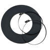 CB Rosetten Set beschichtet Grau 89 / 199 mm