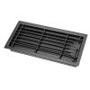 CB Deckengitter mit breitem Einbaurahmen schwarz 35x15