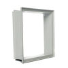 CB Einbaurahmen, putzbündig Schwarz 55x28