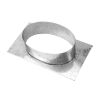 CB Stutzblech mit Anschlußstutzen 20x15 cm DN 150 oval
