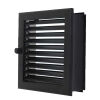 CB Warmluftgitter 20x20 Schwarz