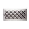 CB Warmluftgitter mit Designblende Edelstahl D3