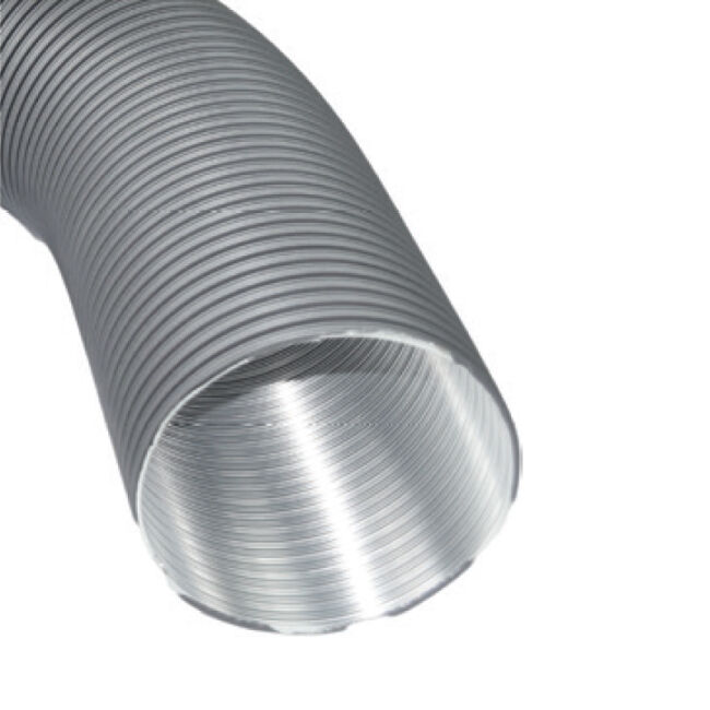CB Aluflexrohr, farbig beschichtet, 60 cm / 150 cm Braun 60 mm