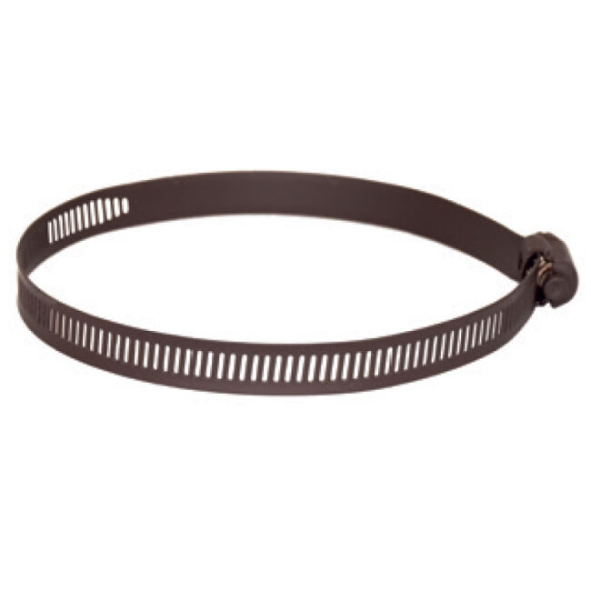 CB Schlauchklemme für Aluflexrohr, farbig braun 50 mm