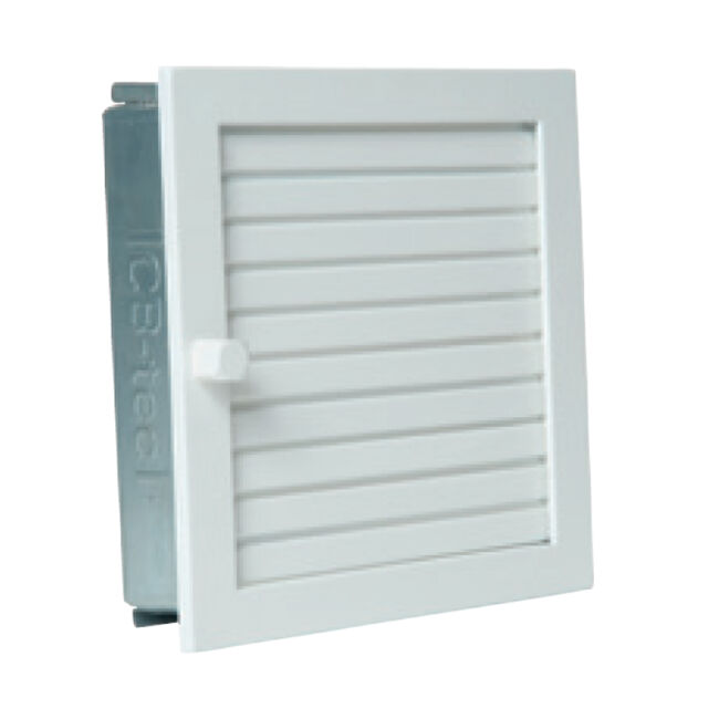 CB Kaltluftgitter 35x15 Schwarz