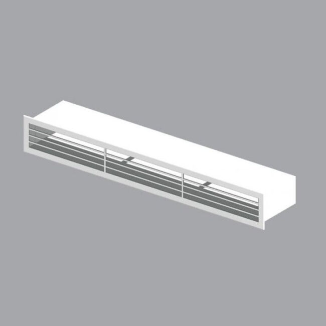 CB Blende D1 für Luftbox 130x130 mm weiß