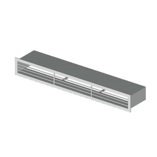 CB Blende D3 für Luftleiste 452 mm Edelstahl