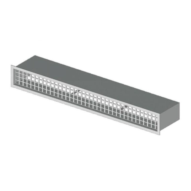 CB Blende D1 für Luftleiste 685 mm Edelstahl