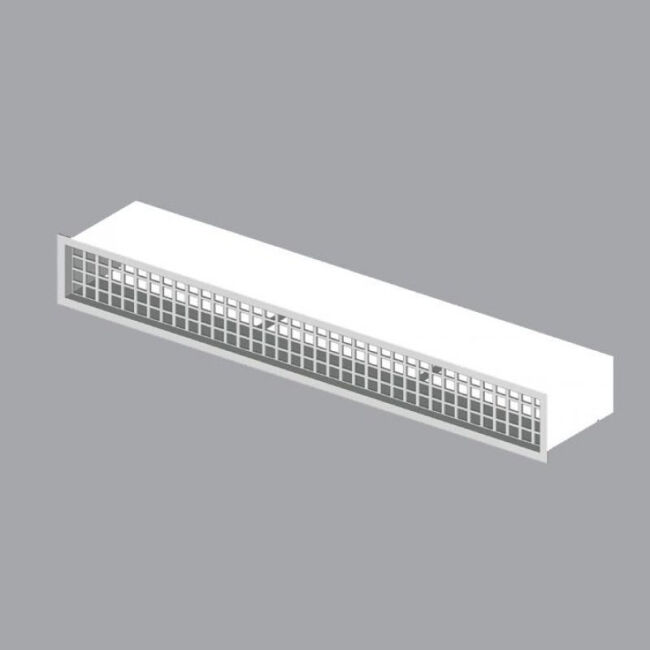 CB Blende D1 für Luftleiste 685 mm weiß