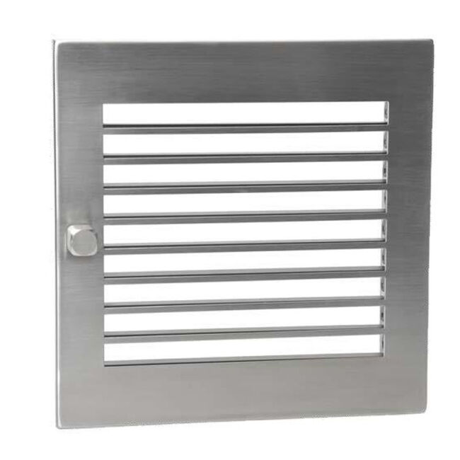 CB Warmluftgitter 20x20 Schwarz