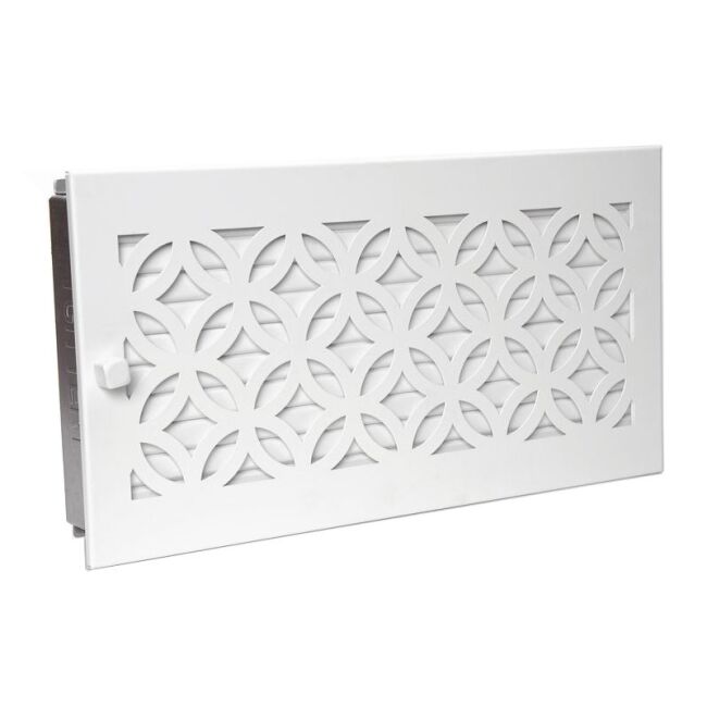 CB Warmluftgitter mit Designblende Edelstahl D3