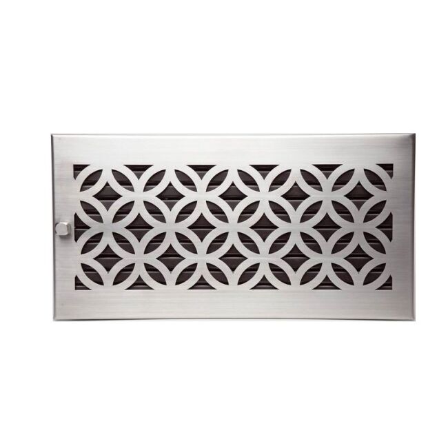 CB Warmluftgitter mit Designblende weiß D3