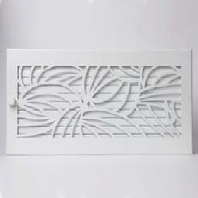 CB Warmluftgitter mit Designblende weiß D3