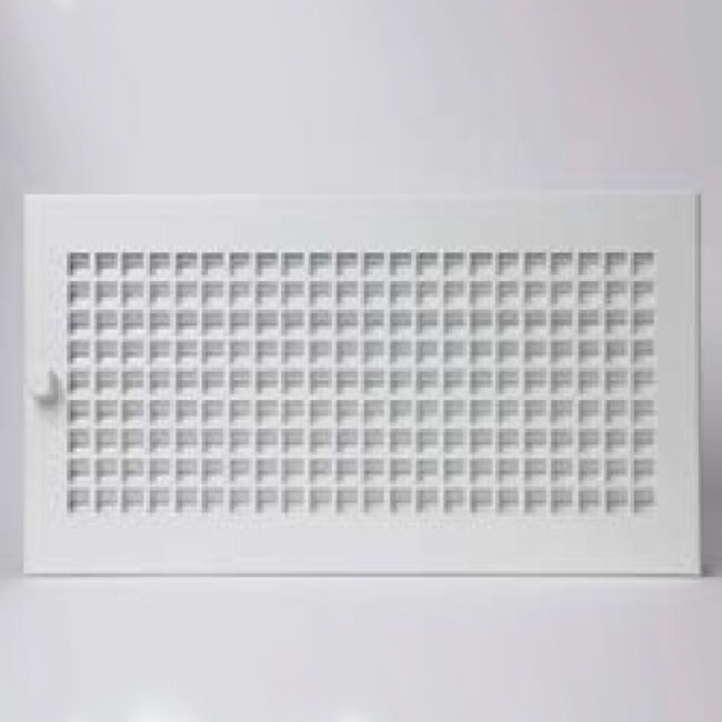 CB Warmluftgitter mit Designblende weiß D3