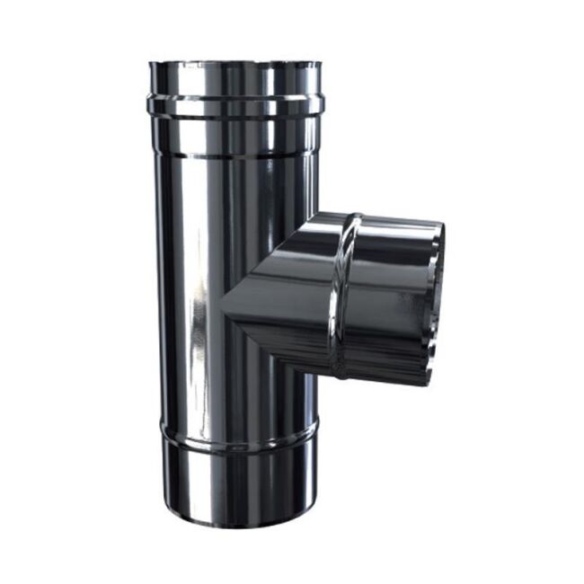 Luft Abgas System konzentrisch T-Stück 87° DN 60/100