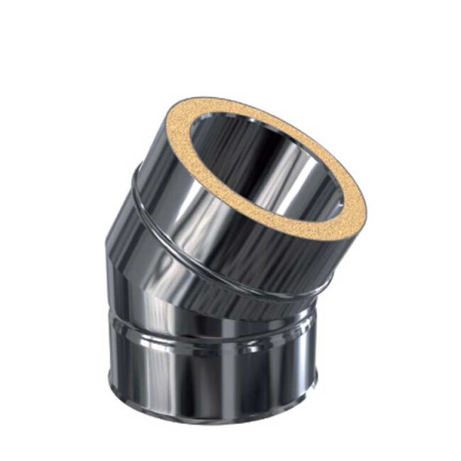 Außenschornstein PR06 für Überdruck Bogen 30°