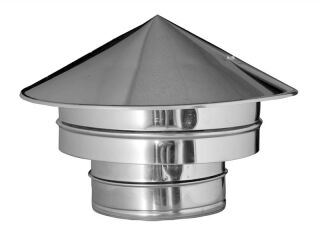 DINAK Edelstahlschornstein Wind Und Regenhaube SW5 Ø150 039J15012SW5