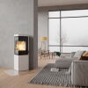 Nordpeis Kaminofen Quadro Colorado White Exclusive Standard 1428 mm hoch