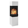 Nordpeis Kaminofen Quadro Colorado White Exclusive High 1648 mm hoch