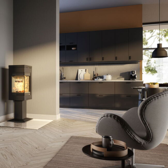 Nordpeis Kaminofen Quadro 1 Basic
