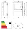 Kaminofen Novaline Eurohr YARO in Speckstein-Optik