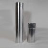 Aluminium-Rauchrohr 1000 mm DN 150 mm, hochglanzpoliert